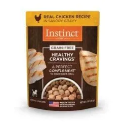 雞肉狗狗鮮食包 | Instinct 本能 Healthy Cravings 無穀物濕糧狗用鮮包