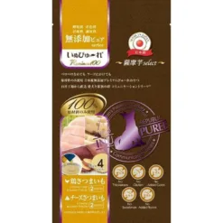 【日本製】日川 Pure Premium 100 犬用無添加純肉泥 - 雞肉薩摩芋+奶酪薩摩芋 13g x 4