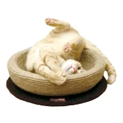 CattyMan 圓形黃麻磨抓床 | 越南製