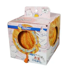 - 一種輕巧且易於抓住指甲的玩具，是一種連接兩個球的玩具。 ・因為它是用繩子連接到貓最喜歡的“沙沙聲” ■生產地區：泰國 ■材質/成分：主體：棉/聚酯，乳膠粘合劑/米粉/鋁箔，繩子：聚酯