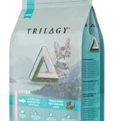 幼貓糧 - 澳洲尖吻鱸魚及吞拿魚配方 | Trilogy 奇境 貓乾糧混紐西蘭羊肺凍乾粒粒系列