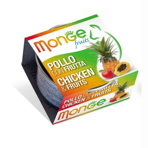 清新鮮果貓罐 - 鮮雞肉配雜果 | Monge Fruits 貓罐系列
