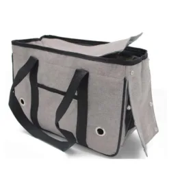 輕便寵物手提包 - 灰色