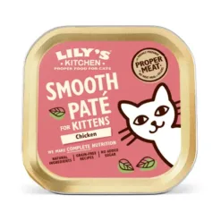 (貓用) 幼貓成長餐 Smooth Pate for Kittens, Chicken 85g｜Lily's Kitchen 莉莉廚房 天然無榖物主食罐