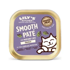 (貓用) 老貓專用餐 Smooth Pate for Mature Cats, Chicken 85g|Lily's Kitchen 莉莉廚房 天然無榖物主食罐