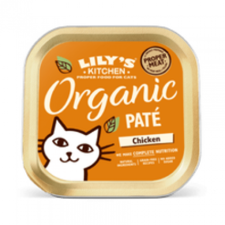 (貓用) 有機雞肉常餐 Organic Chicken Pate 85g｜Lily's Kitchen 莉莉廚房 天然無榖物主食罐