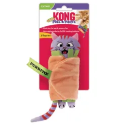 KONG 貓草玩具 - 二合一捲餅貓玩具 Pull-A-PartzTM Purrito