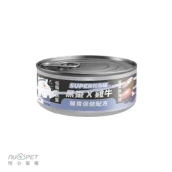 陪心寵糧 「貓」Super小黑輕脂罐 - 雞牛X黑棗 80g