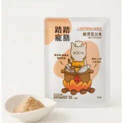土雞煲補補貓咪主食餐包–嫩煲虱目魚80g｜踏踏寵膳
