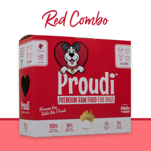 ❄凍貨❄ 紅肉配方 | Proudi 澳洲急凍生肉狗糧
