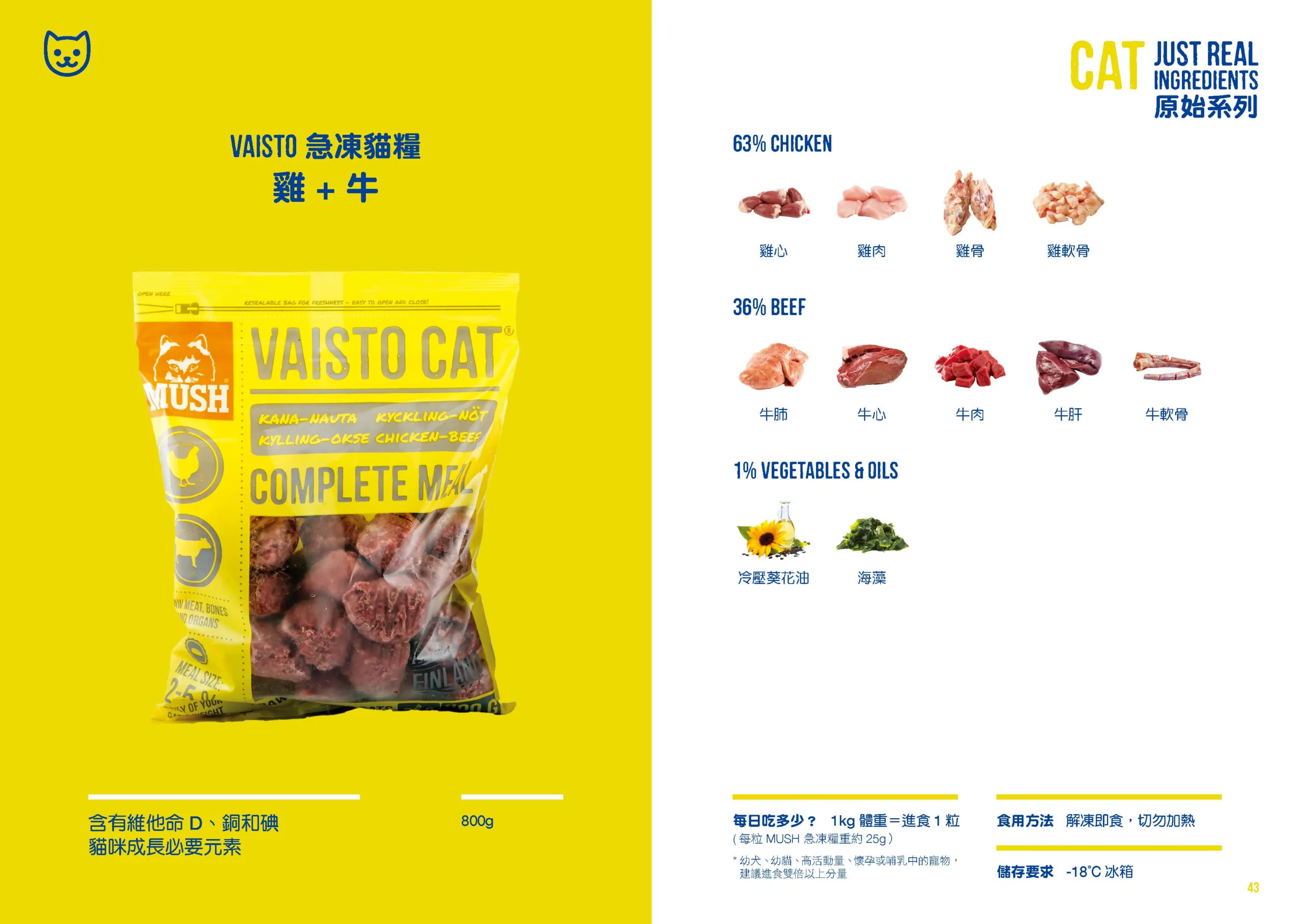 含有維他命D、銅和碘 貓咪成長必要元素 <img src="https://www.homeypaw.com/wp-content/uploads/2023/07/Mush-Happy-Meal-芬蘭生肉糧_Page_16-scaled.webp" alt="" width="2560" height="1816" class="alignnone size-full wp-image-62302" />