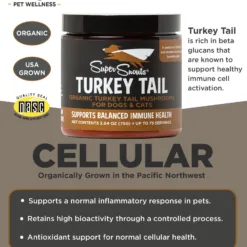 TURKEY TAIL 免疫+頑疾(雲芝) 75g | Super Snouts 美國NASC認證補充品