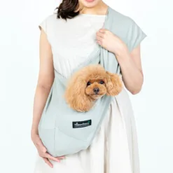 Alternative view of 【日本製】 簡約寵物吊帶袋 - 淺草綠 Happy Days