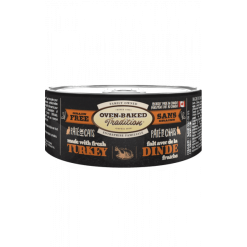 Oven-Baked 無穀肉醬主食貓罐系列 - 火雞 (橙色) 156g x24罐