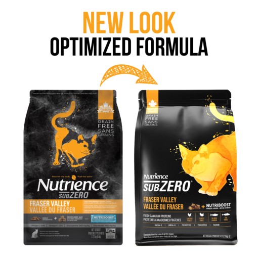 凍乾鮮雞肉+雞、火雞、海魚貓糧配方 | Nutrience SUBZERO 加拿大無穀物全貓糧 | #黃袋貓