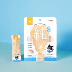 汪喵星球 無膠純肉泥 - 鮪魚蟹肉 6g*5條