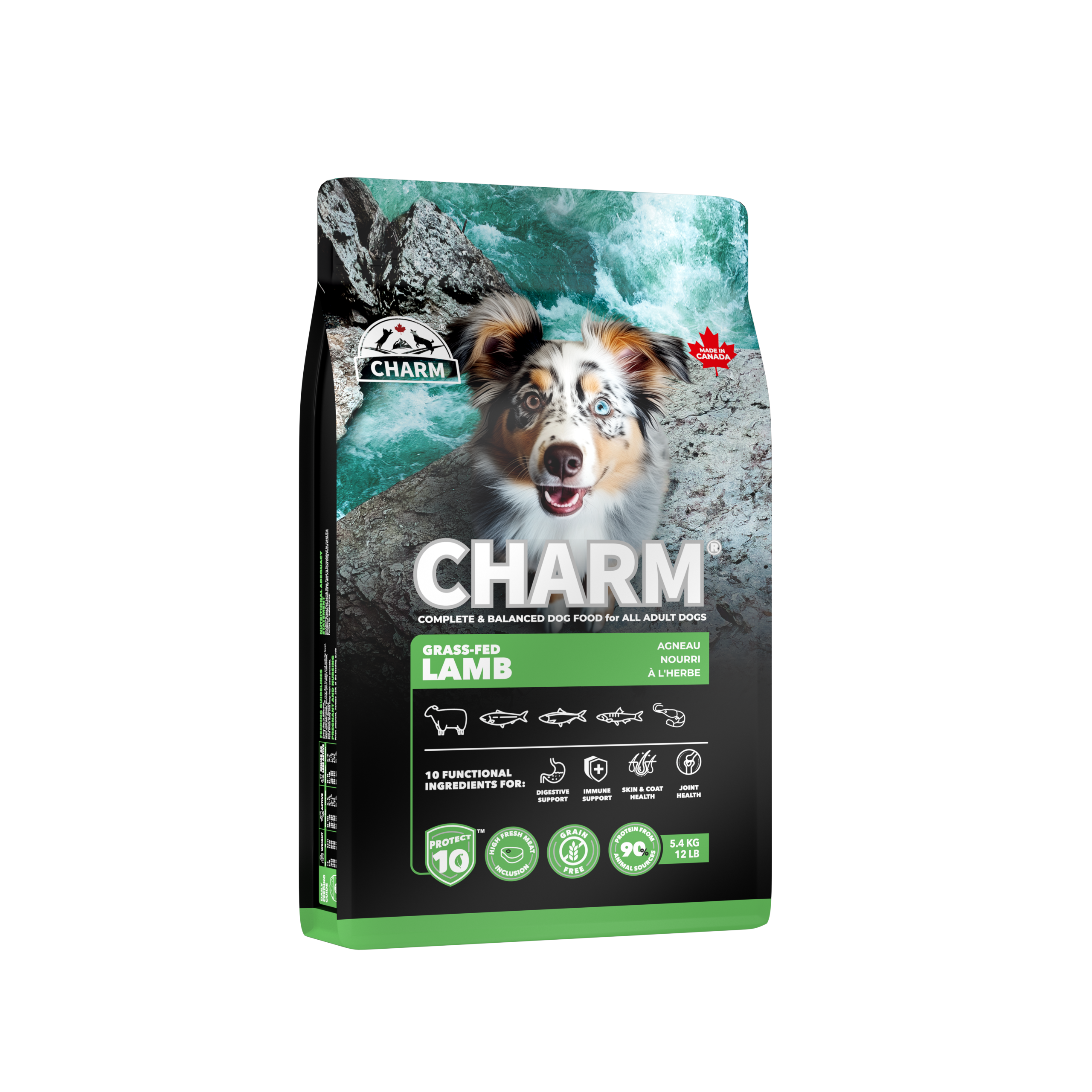 C2DL-2 CHARM 超能精華狗糧 - 草飼羊 2KG:圖片 2