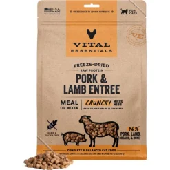 凍乾貓糧 豬肉羊肉(超迷你粒) 12oz | Vital Essentials 美國凍乾糧