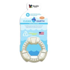 (美國製) Spunky pup Clean Earth 系列 重型狗咀嚼玩具 適合喜歡咀嚼的狗狗 - 圓環