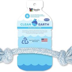 (美國製) Spunky pup Clean Earth 系列 重型狗咀嚼玩具 適合喜歡咀嚼的狗狗 - 再生繩