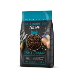 Fitmin For Life - 魚肉 + 雞肉配方 成貓乾糧