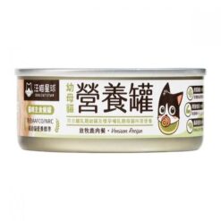 汪喵星球 幼母貓98%營養無膠主食罐 - 放牧鹿肉80g