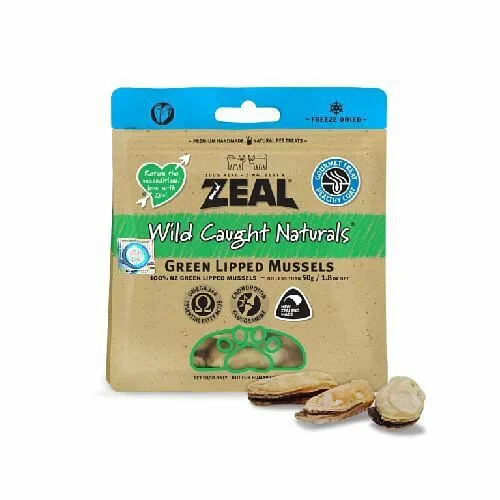 9421019152053 Zeal 紐西蘭無榖物冷凍脫水青口 50g | ZEAL | 貓狗零食