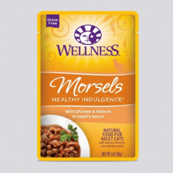 Wellness 滋味肉汁系列 成貓主食餐包 雞肉+三文魚 85g