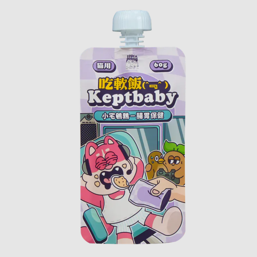 4710345788278 沙發馬鈴薯貓 | Keptbaby吃軟飯 | 骨肉泥主食餐包 - 小宅鵪鶉 60g
