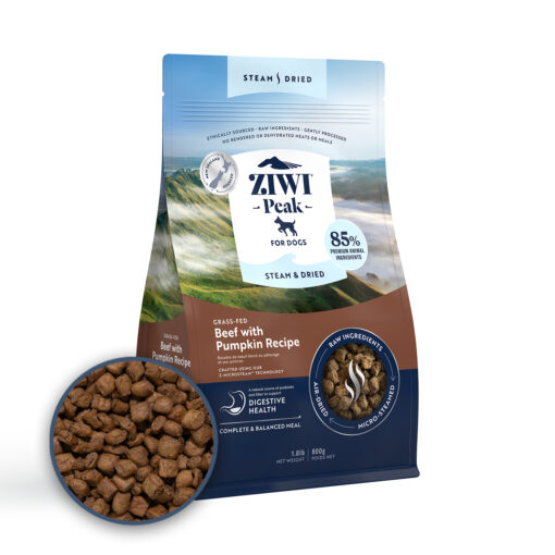 微蒸風乾狗糧 草飼牛肉 配南瓜 食譜 | Ziwipeak