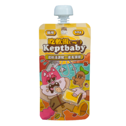 沙發馬鈴薯貓 | Keptbaby吃軟飯 | 骨肉泥主食餐包 - 起秋活游鮭  60g