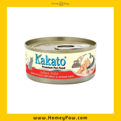 Kakato 全營養主食罐 (單一蛋白) - 三文魚 70g｜成貓・高齡貓配方