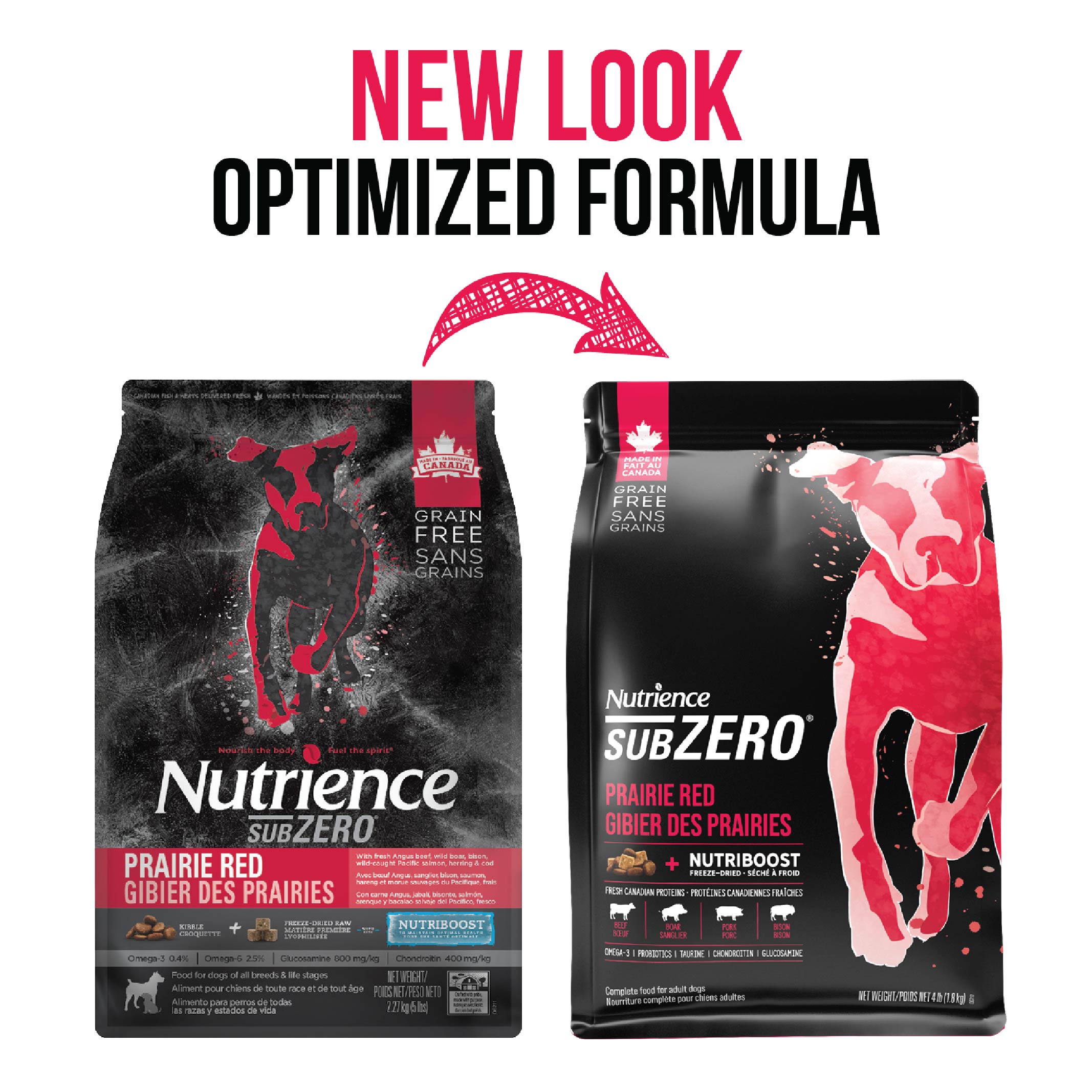 凍乾鮮牛肝+紅肉、海魚狗糧配方 | Nutrience SUBZERO 加拿大無穀物全犬糧 | #紅袋大狗