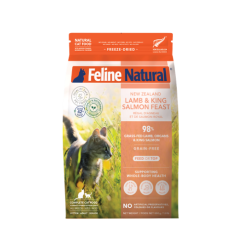 【原裝行貨】Feline Naturals F9凍乾生肉貓糧 - 羊肉三文魚盛宴 320g