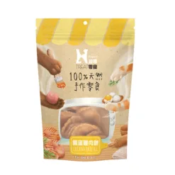 (台灣製) 超躍100%天然手作零食 - 手作鱉蛋雞肉餅 100g