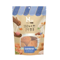 (台灣製) 超躍100%天然手作零食 - 手作亞麻籽雞肉餅 100g