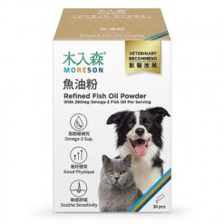 木入森 寵物魚油粉 30包|犬貓魚油