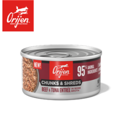 [香港行貨]Orijen 渴望 奢華鮮肉 牛肉+吞拿魚 成貓主食罐 85g
