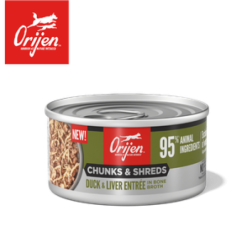 [香港行貨]Orijen 渴望 奢華鮮肉 鴨肉+雞肝 成貓主食罐 85g