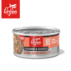 [香港行貨]Orijen 渴望 奢華鮮肉 三文魚+雞肉 成貓主食罐 85g