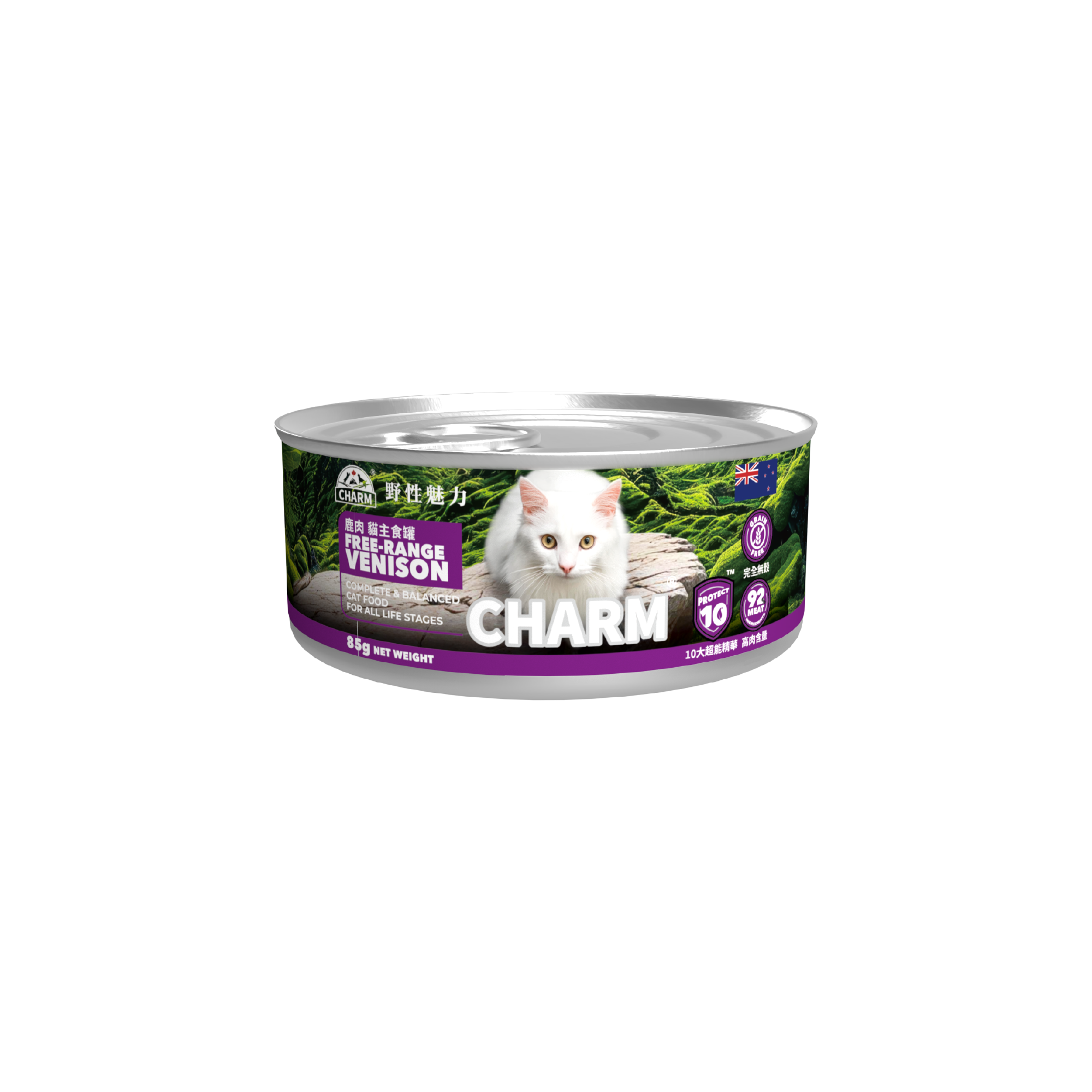 CWCV-85 CHARM 超能精華 貓主食罐 - 放牧鹿 85G