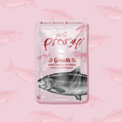 Pramy 功能性貓濕包 - 慕絲系列(幼貓) 三文魚 70g