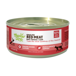 MeadowLand - 全年齡貓主食肉泥罐 紅肉配方(放養牛肉+鹿肉+羊肉) 80g