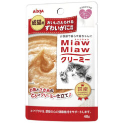 愛喜雅 AIXIA MiawMiaw 減壓系列 成貓主食餐包 - 鮪魚, 雞肉, 雪場蟹 40g