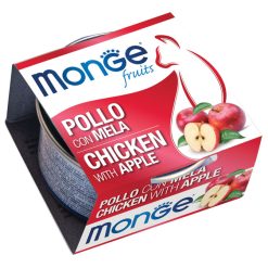 [EXP: 2026/03/03] 清新鮮果貓罐 - 雞肉蘋果 80g | Monge Fruits 貓罐系列