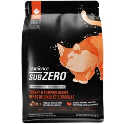 Nutrience Subzero 單一蛋白無穀物貓乾糧 - 火雞及南瓜配方