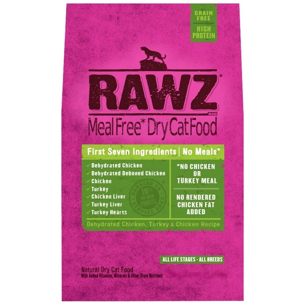RAWZ 低敏貓糧 - 脫水雞肉,火雞肉配方 3.5 lbs