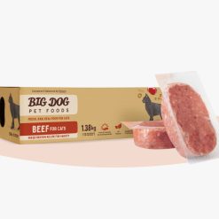 ❄凍貨❄ 【急凍貓糧】 牛肉配方 | 盒裝 12x115g | Big Dog 澳洲急凍生肉貓糧